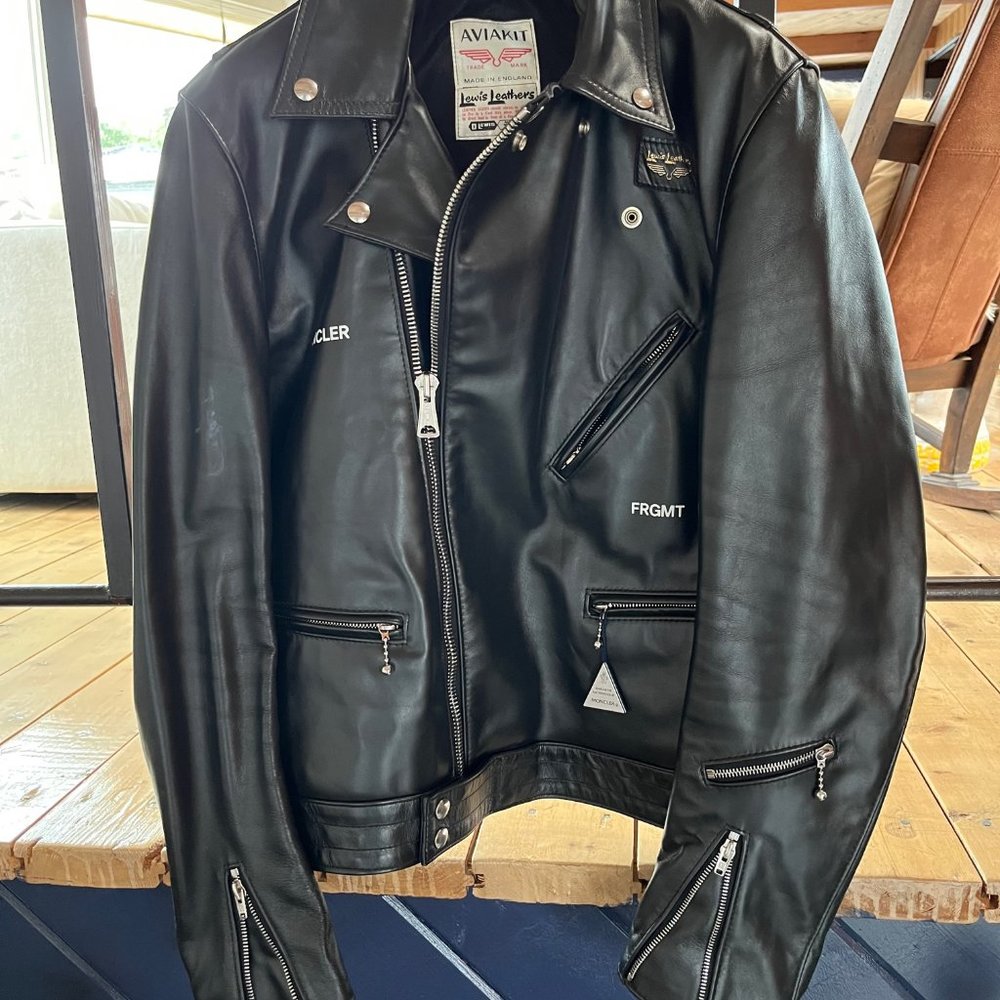 Moncler x Fragment x Lewis Leather Jacket (Men's 40 / M)